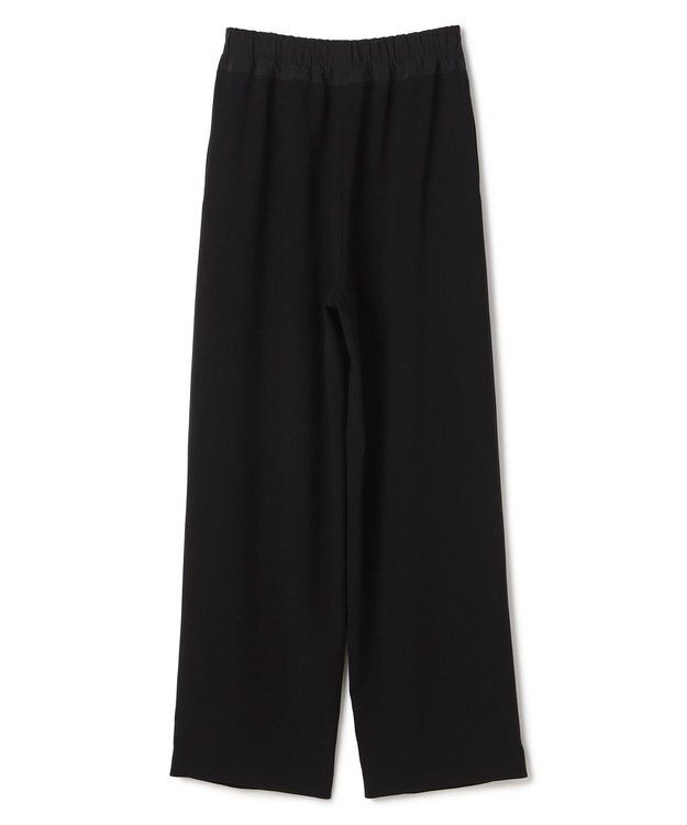 BEIGE， RUE / ドライタッチイージーセミワイドパンツ Black