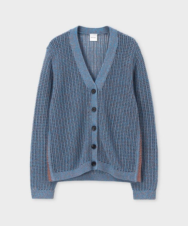 Paul Smith ラメミックス ニットカーディガン ターコイズ