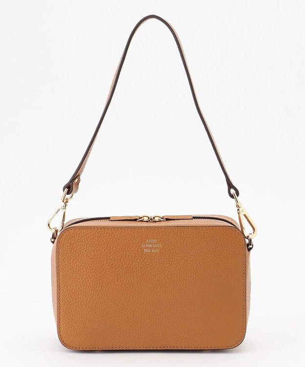 J.PRESS LADIES 【2way】レザー ショルダー バッグ キャメル系