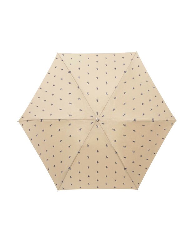 MOONBAT 【WEB限定】POLO RALPH LAUREN（ポロ ラルフローレン） 折りたたみ傘 ポロポニー プリント ベージュ