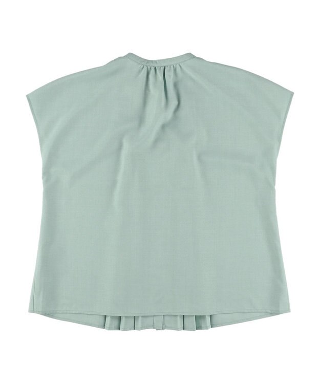 earth music&ecology タックデザインブラウス Green