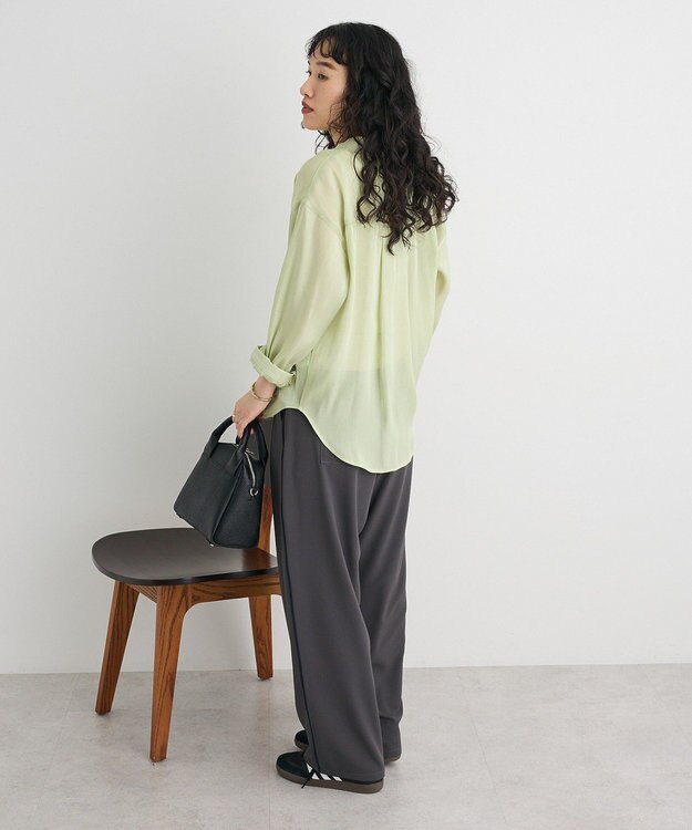 CRAFT STANDARD BOUTIQUE オーガンジーブラウス Green