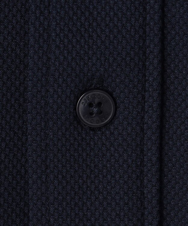 23区GOLF 【MEN】【WEB&一部店舗限定】ハニカムカノコ 半そでポロシャツ ネイビー系