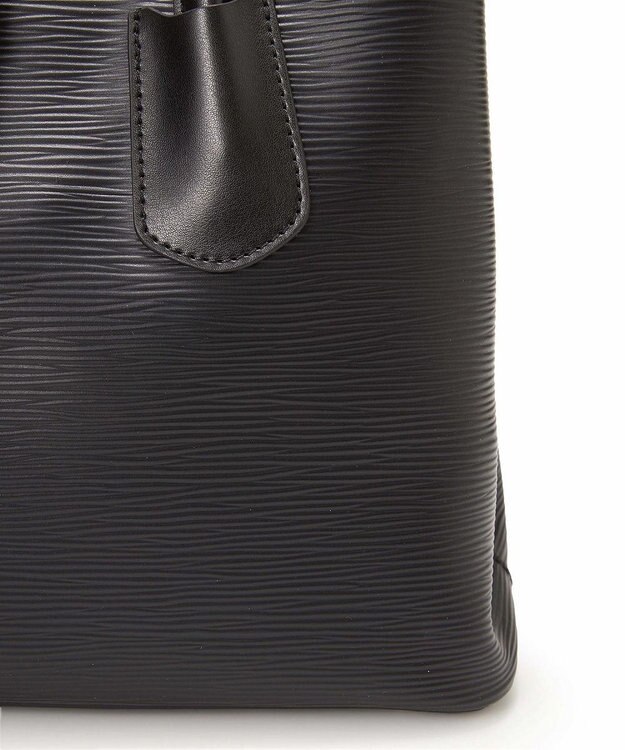 TOPKAPI 【Breath TOPKAPI】RIPPLE リプル バックル ショルダー付き B5 トートバッグ ブラック