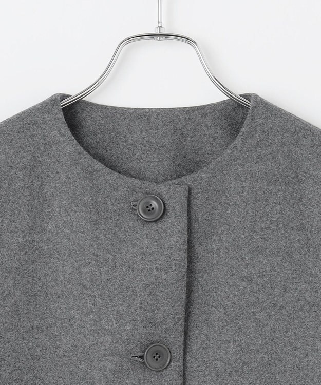 #Newans 大人気ジレが新素材で再登場！チュニックジレ チャコール