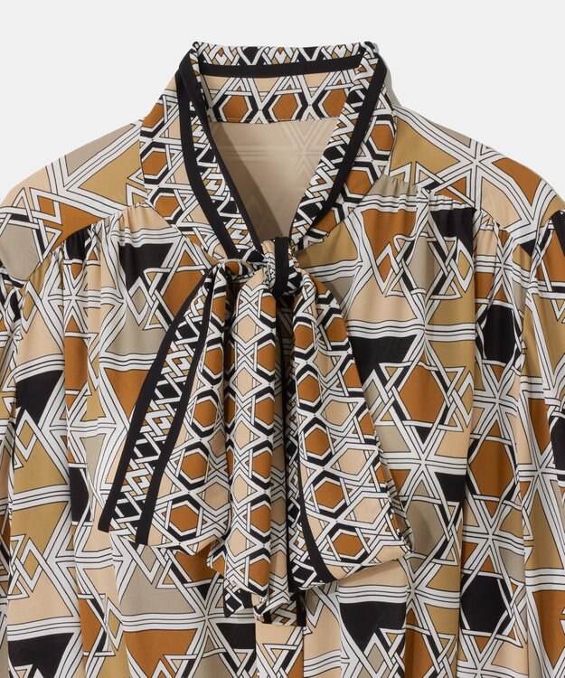 GRACE CONTINENTAL キカボウタイドレス ベージュ