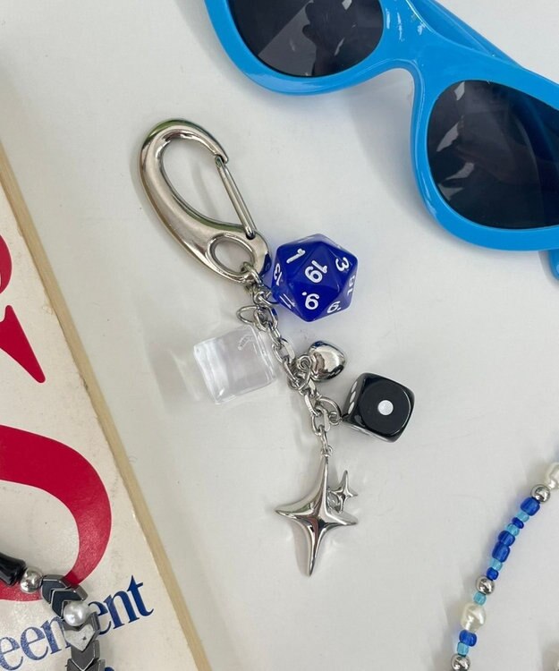 WEGO ダイスモチ－フセットキーホルダー 柄3