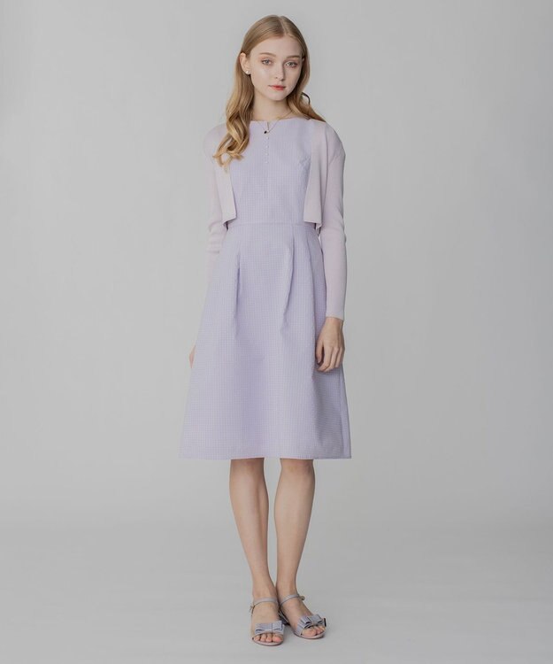 TOCCA 【洗える！】SILK RIB BOLERO ボレロ ラベンダー系