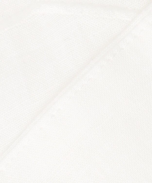 UNFILO 【撥水】レーヨン麻ライト刺繍ブラウス ホワイト系