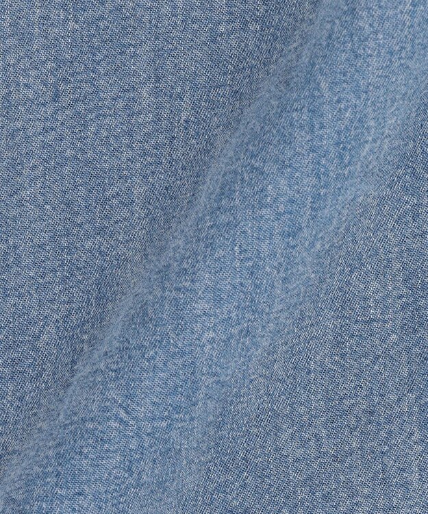 J.PRESS YORK STREET 【WOMEN】ライトダンガリー ツイストスリーブワンピ－ス ダルブルー系