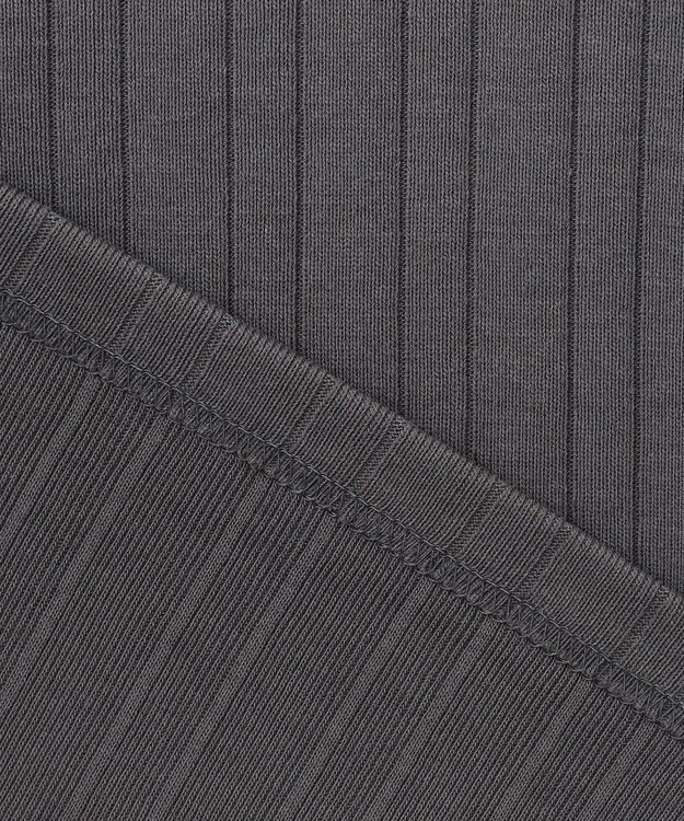 23区 S 【SLOW/洗える】ランダムリブフライス タンクトップ カットソー グレー系