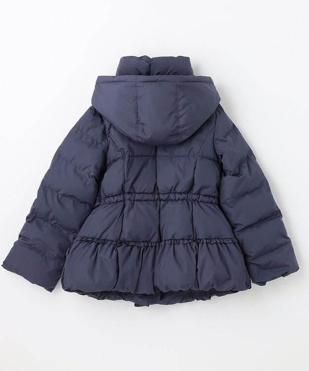 組曲 KIDS 【150-160cm】中綿 ショートコート ネイビー系
