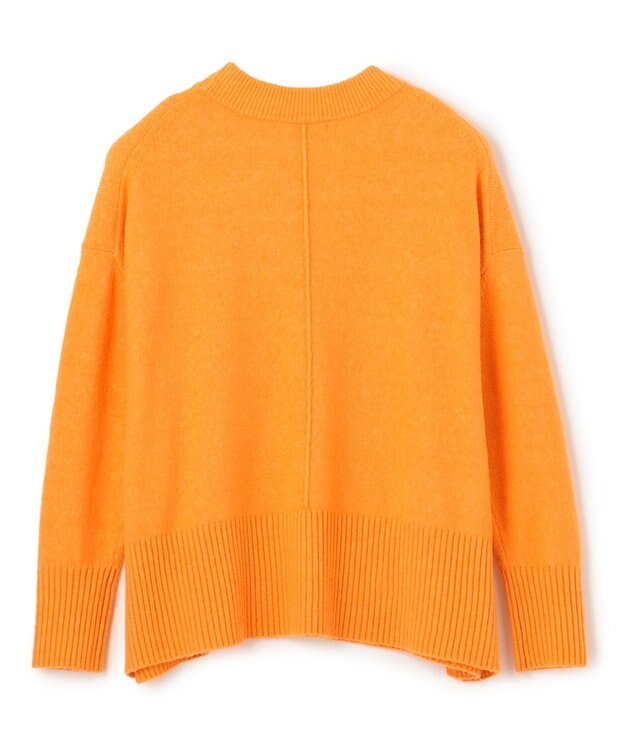 UNFILO 【新色追加】ふわふわ クルーネックニット [NEW]オレンジ
