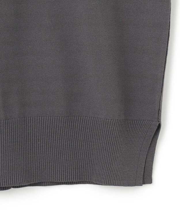BEIGE， 【洗える】WILLOW / サムホールハイネックニット Warm Gray