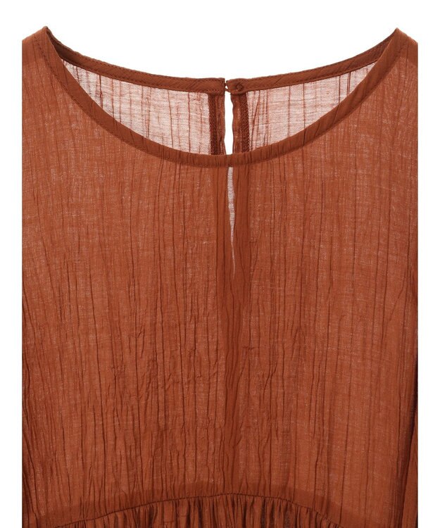 Green Parks ＢＰ　ボリュームスリーブチュニック Brown