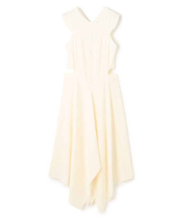 JOSEPH シルキービシー　ドレス Ivory
