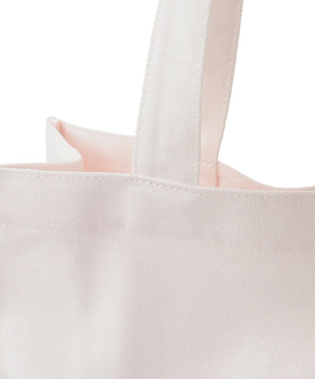 Maison de FLEUR ブランドロゴ刺繍スクエアトートバッグ Light Pink