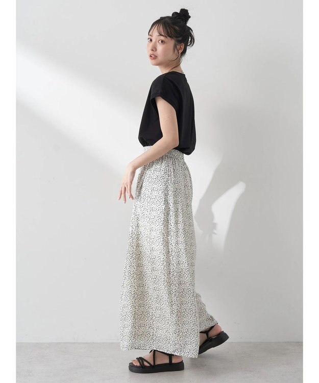 earth music&ecology 選べる丈スカーチョ Flower