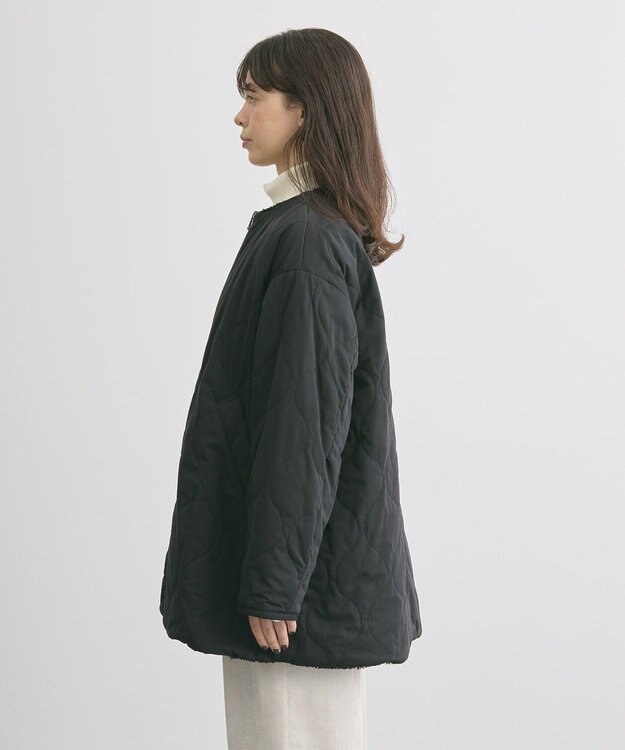 AMERICAN HOLIC 軽ポカ２ＷＡＹリバーシブルキルトアウター Black