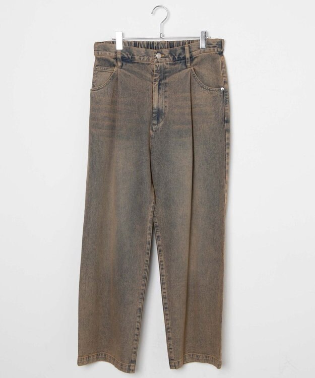 WEGO スケーターズ　タックワイドデニムパンツ レッドその他