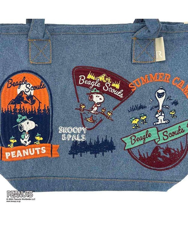 ROOTOTE 8385【スヌーピー】IP.デリ.デニム.ピーナッツ-9N 01：ビーグル・スカウト