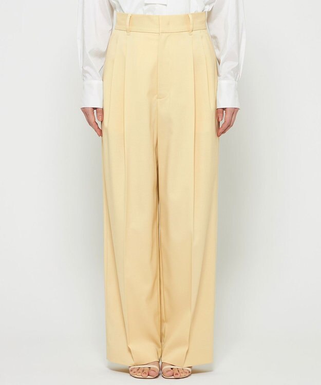 uncrave ツイミーツイル ワイドパンツ イエロー