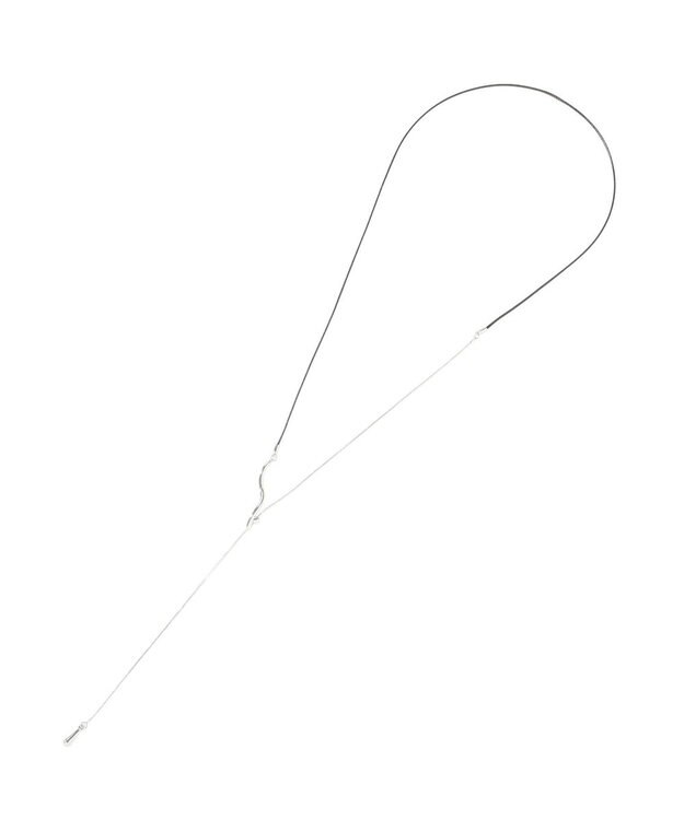 YECCA VECCA ウェーブメタルコードネックレス Silver