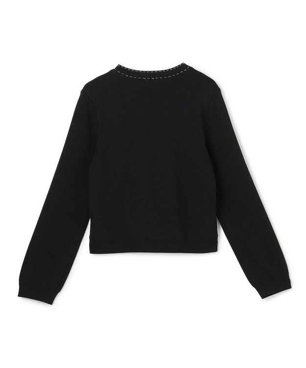 TOCCA 【八木アリサさん着用】FLOWER HIDE AND SEEK ニットジャケット ブラック系