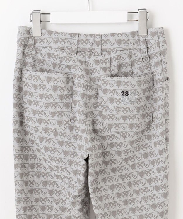 23区GOLF 【WOMEN】エンブレム柄ジャガードスキニーパンツ ライトグレー系5