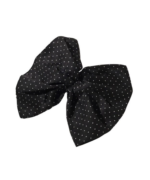 earth music&ecology ドット２段フリルバンス Black