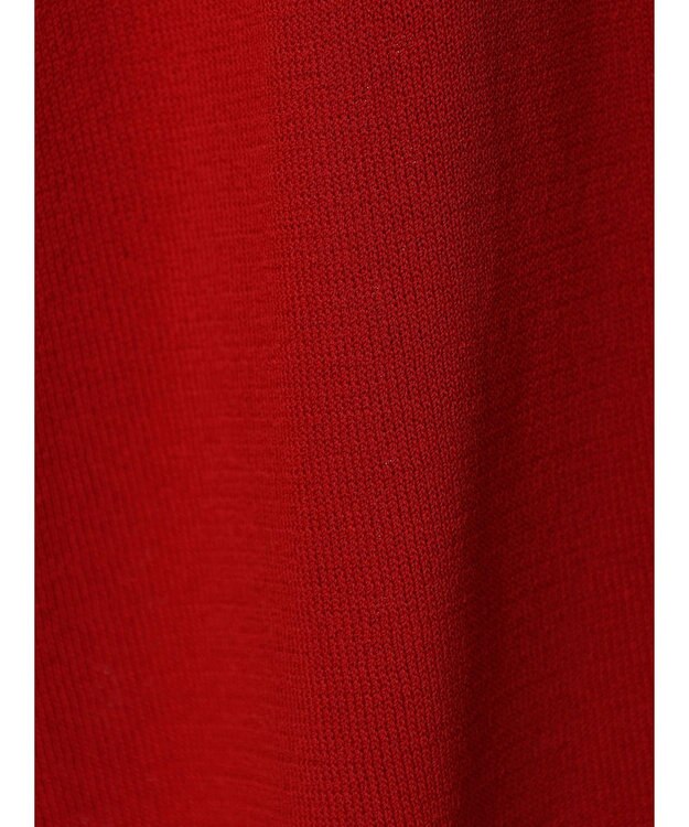 CRAFT STANDARD BOUTIQUE UVカット/接触冷感/マシンウォッシャブル/Vネックビッグニットカーディガン Red