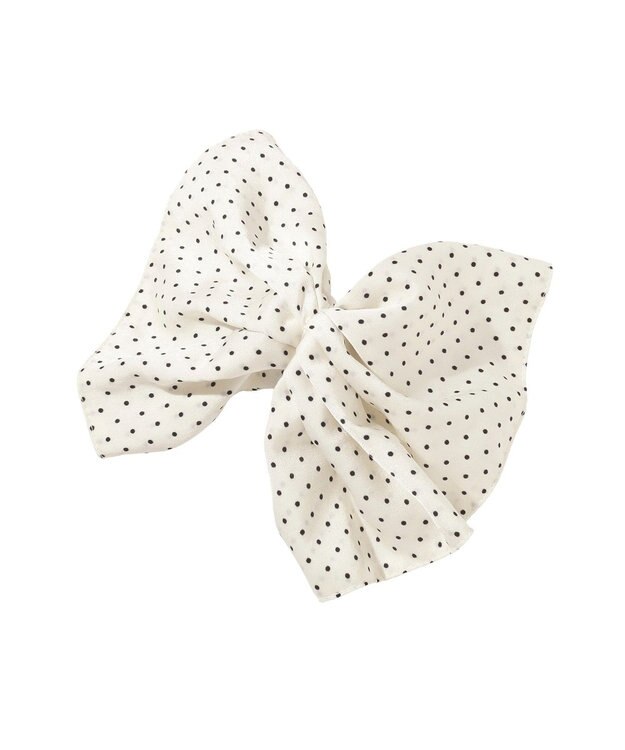 earth music&ecology ドット２段フリルバンス Ivory