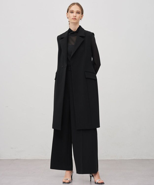 uncrave プルーフダブルクロス ワイドパンツ ブラック