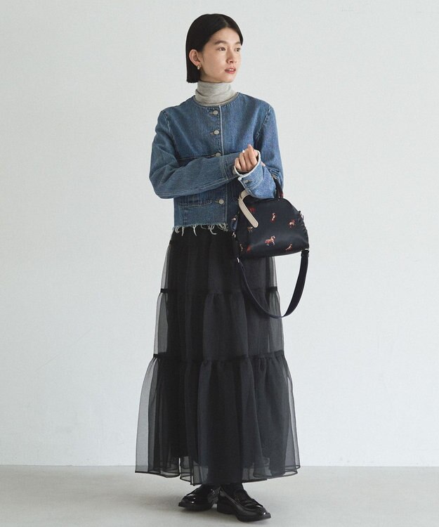 russet WOODLANDER 2WAYミニトートバッグ(CE-1668) Horse/NV