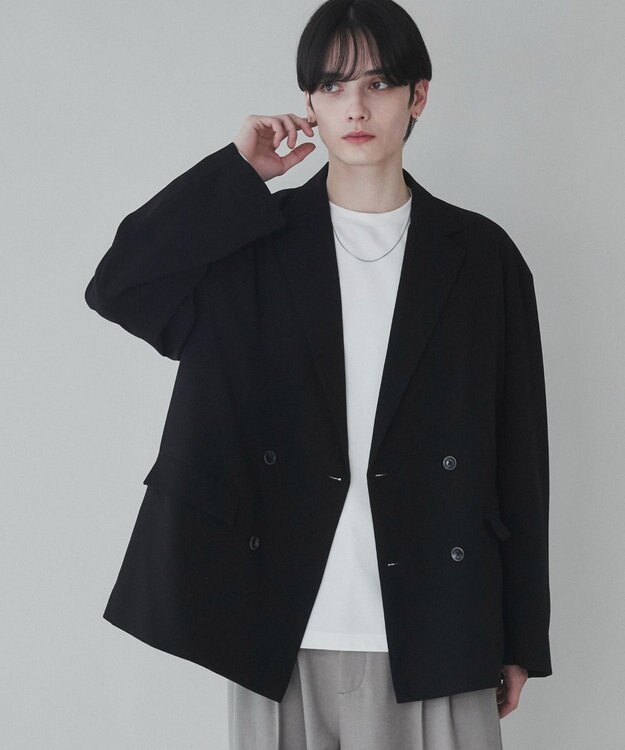 WEGO TRルーズテーラードジャケット ブラック
