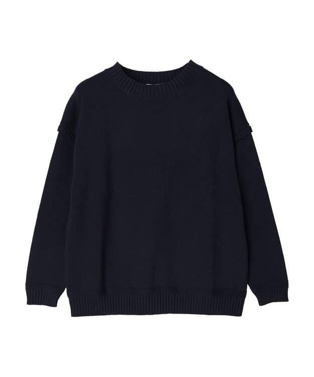 CRAFT STANDARD BOUTIQUE ガンジーニットプルオーバー Navy