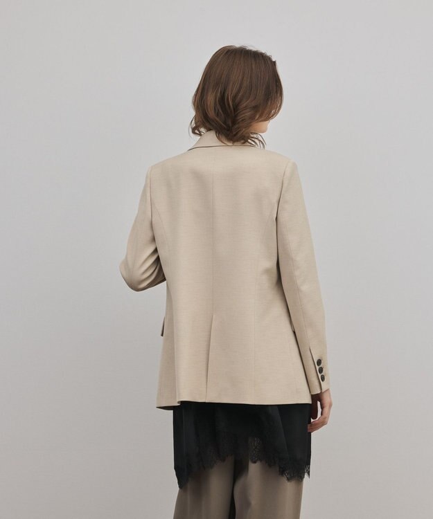 GRACE CONTINENTAL ピークドダブルジャケット ベージュ
