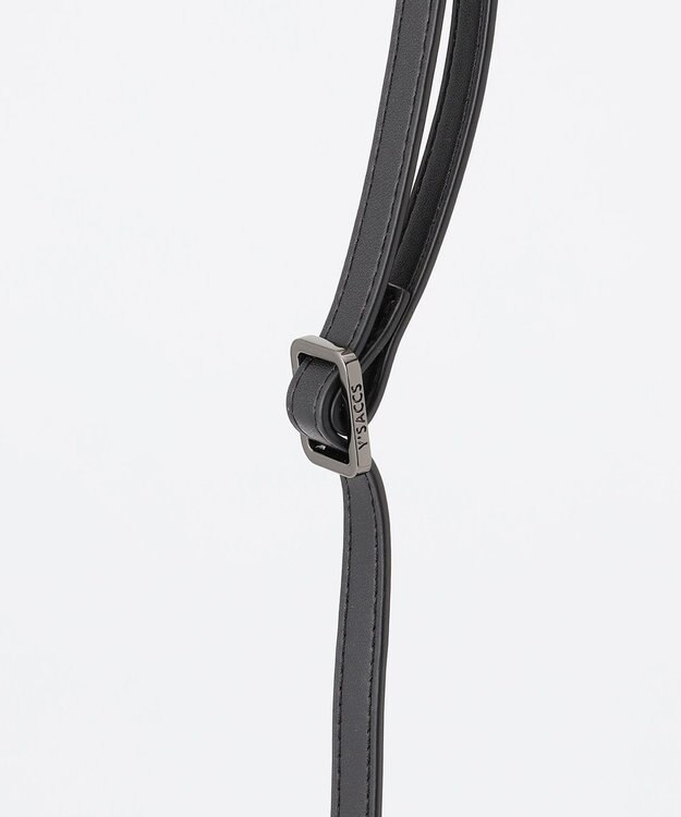 Y'SACCS Polka Dots　タックラウンドショルダー グレー