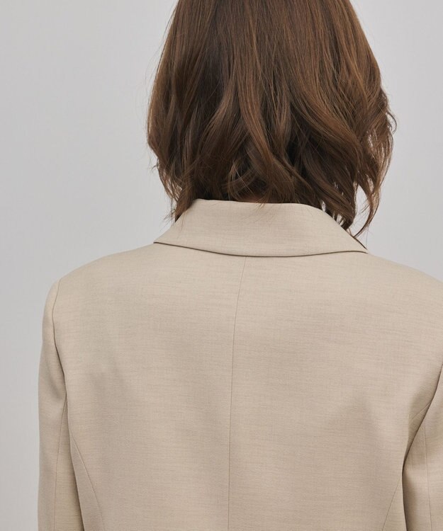 GRACE CONTINENTAL ピークドダブルジャケット ベージュ