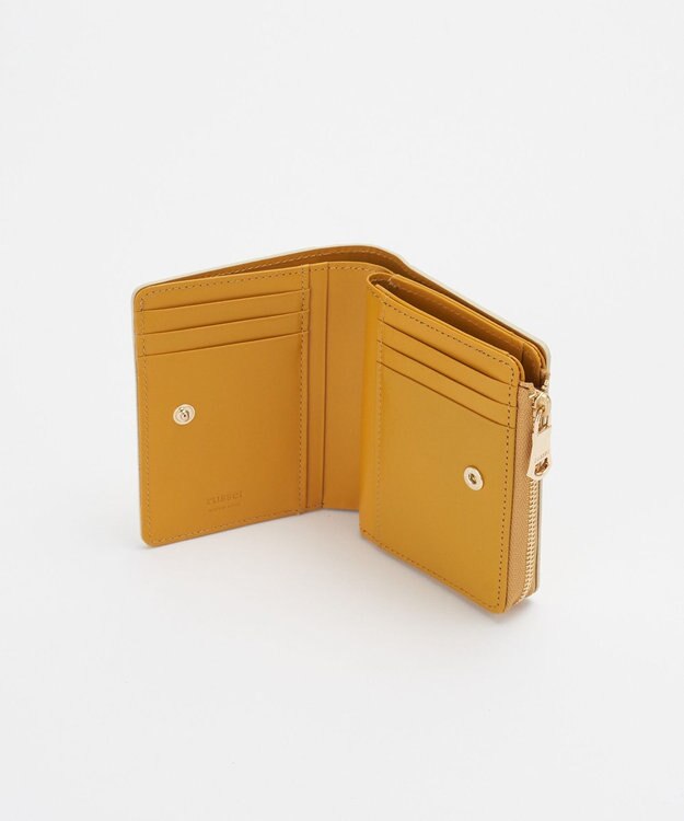 russet ＜お財布人気NO.1＞モノグラムプレートハーフウォレット(SO-376) 【新色】CreamYE/YE