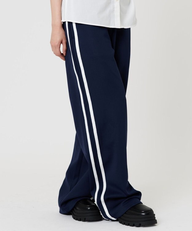 WEGO 【SCHOOL ITEM】スクールライントラックパンツ ネイビー