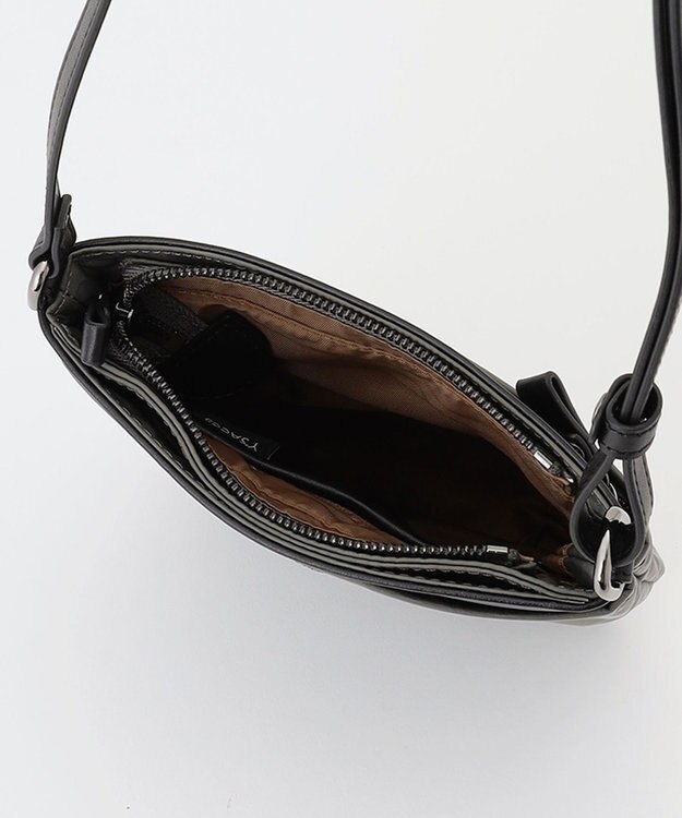 Y'SACCS Polka Dots　タックラウンドショルダー グレー