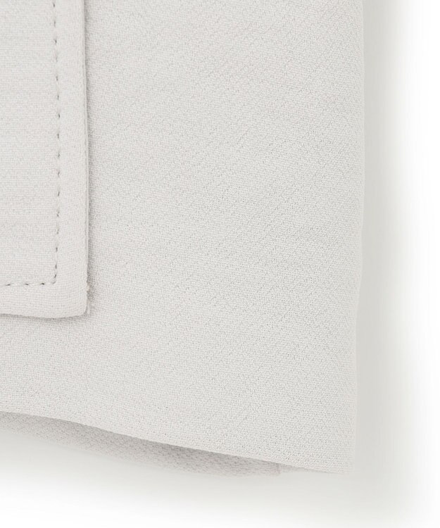 ICB L 【洗える】 ダブルクロスクレープ ブルゾン トープ系