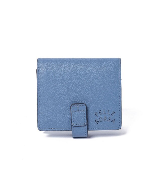 PELLE BORSA 二つ折りミニ財布 Very Goods ベリーグッズ 7202 ブルー