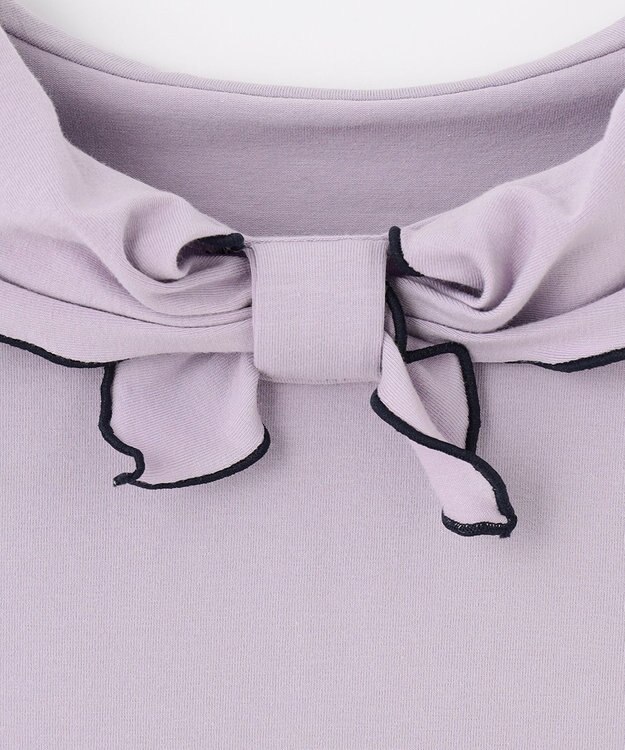 組曲 KIDS 【110-140cm】セーラーリボン Tシャツ ラベンダー系