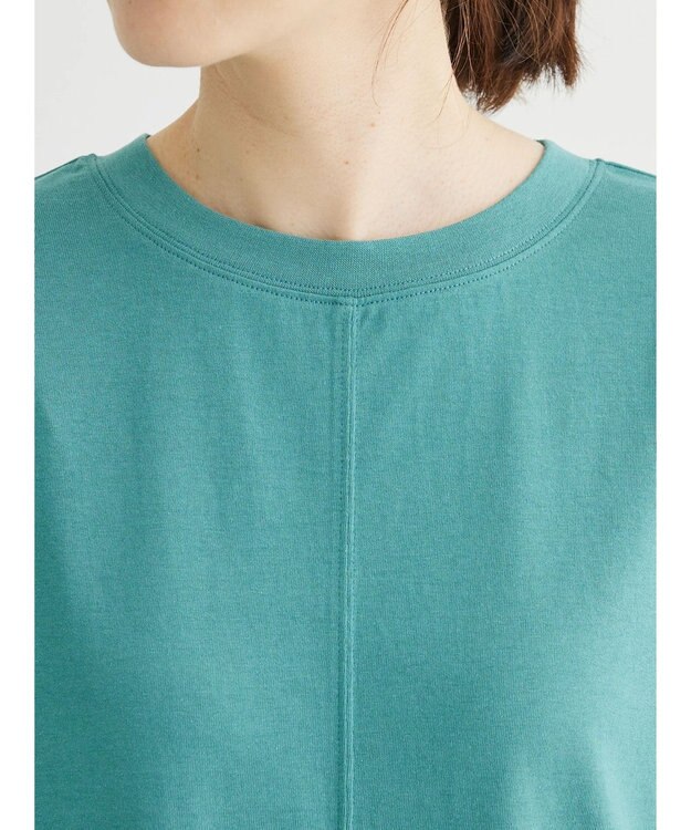 Green Parks 接触冷感裾リブＴシャツ Green