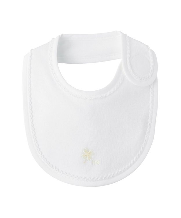 MIKI HOUSE HOT BISCUITS クローバー刺しゅう入りスタイ