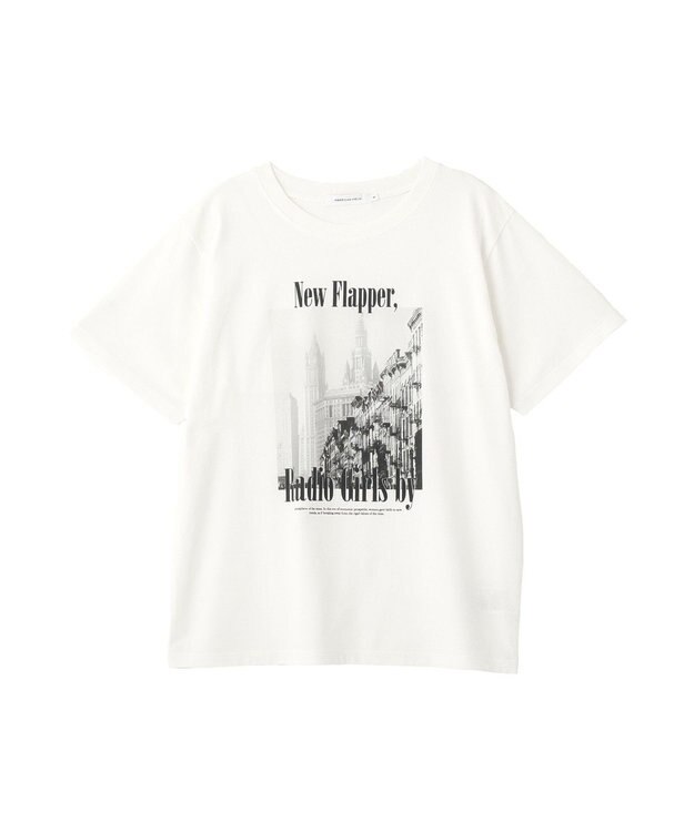 AMERICAN HOLIC フォトプリント半袖Ｔシャツ Off White