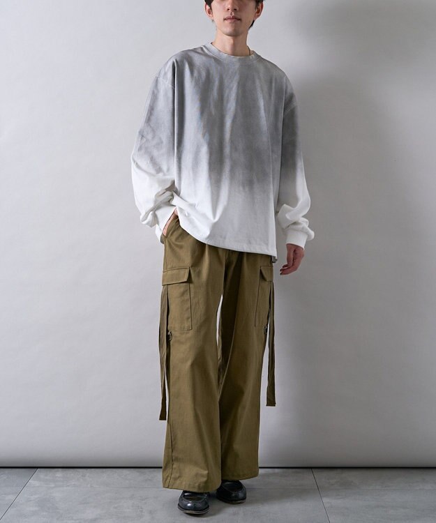 CRAFT STANDARD BOUTIQUE ヘビーウェイトグラデーションロンT White