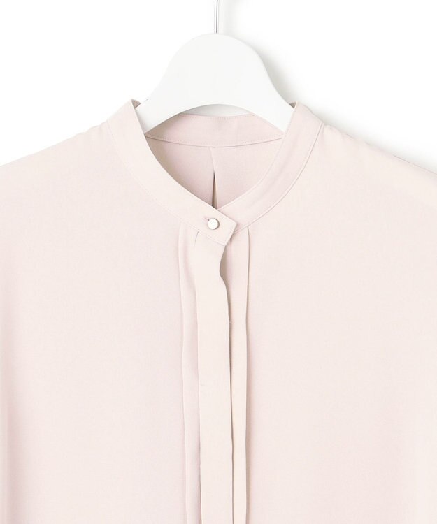 23区 【洗える】バックサテンアムンゼン ブラウス ピンクベージュ系